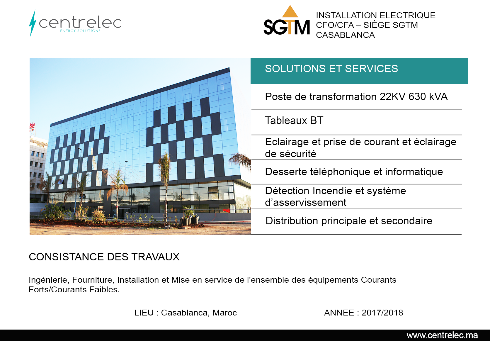 Realisations Centrelec